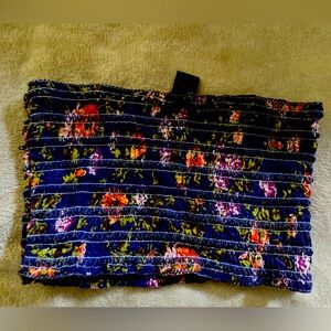 Purple floral tube top by Tilt